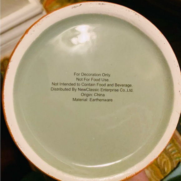 Newclassic enterprise green ceramic drink container - Picture 2 of 2